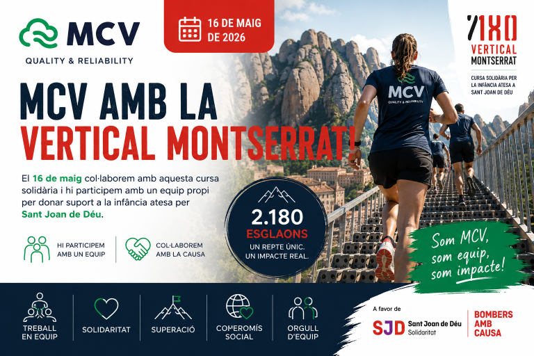 El próximo 16 de mayo, en MCV viviremos una jornada muy especial. Este año colaboramos con la Vertical Montserrat